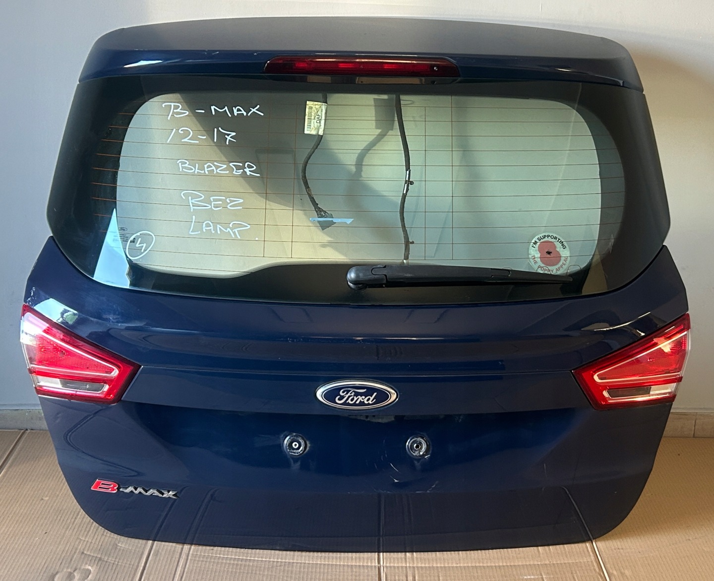 FORD B-MAX 2012-2017 heckklappe kofferraumdeckel BLAZER