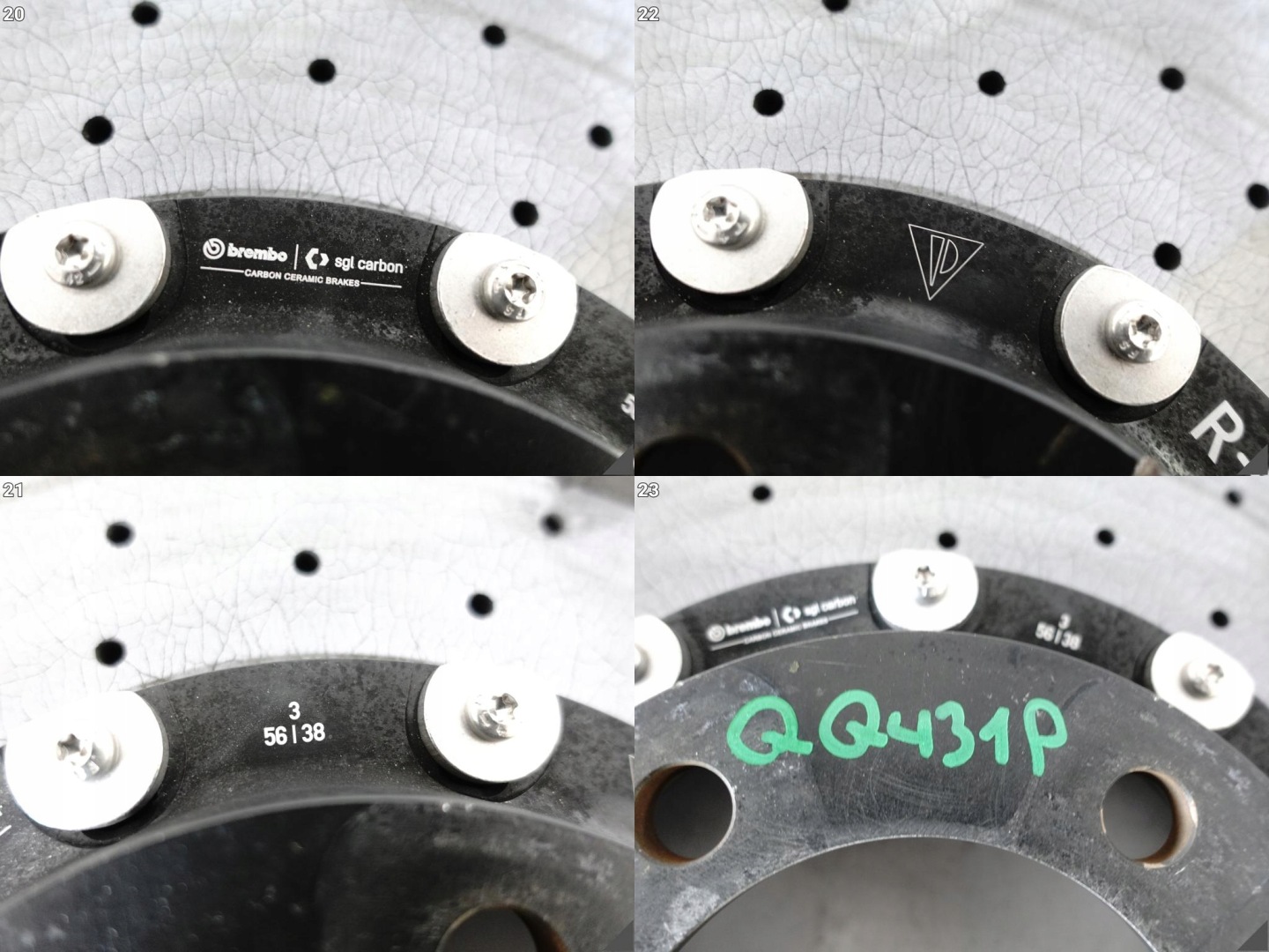 PORSCHE PANAMERA 971 TAYCAN disc CERAMICZNA CERAMIC right front 420x40mm