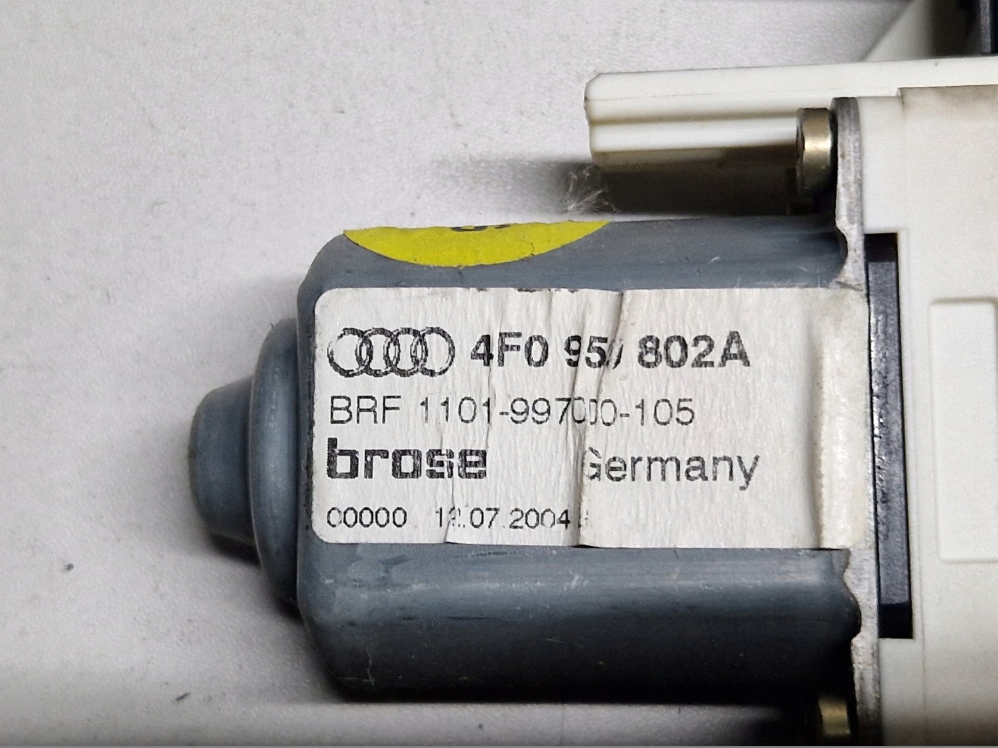 AUDI A6 C6 A6C6 mini motor lifting windows right rear part 4F0959802A