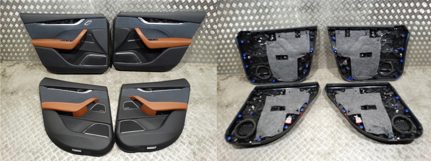 IDEALNE KPL. Sitze SKORY MASERATI LEVANTE GRZANE 1