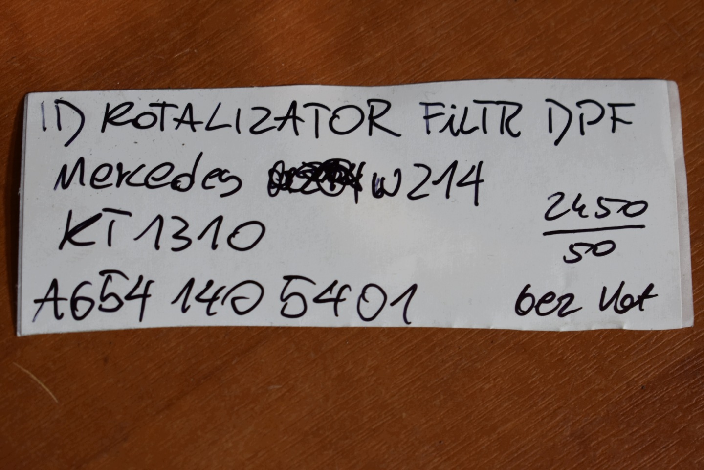 perfect condition catalyst filter DPF MERCEDES W214 A6541405401 1