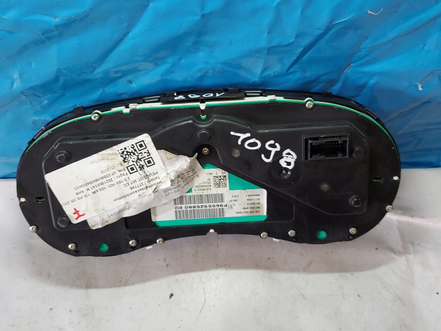 dials clock PEUGEOT 307 CC 2.0 B P9655925880