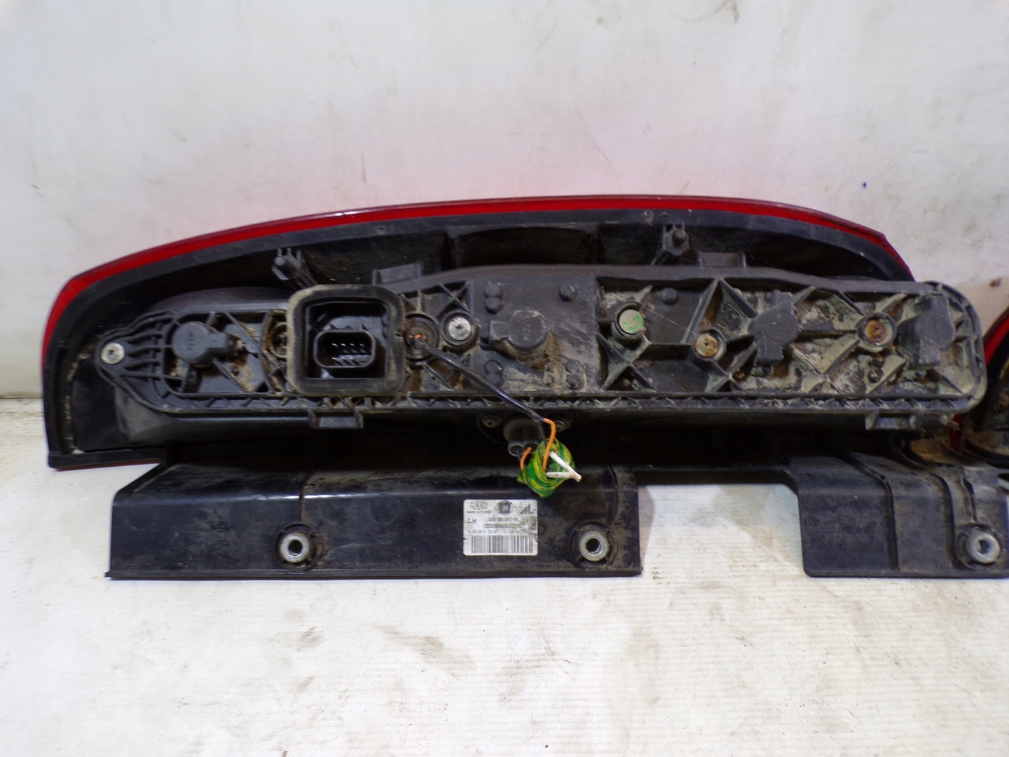 lights rear. rear part left right FIAT DOBLO 2 II