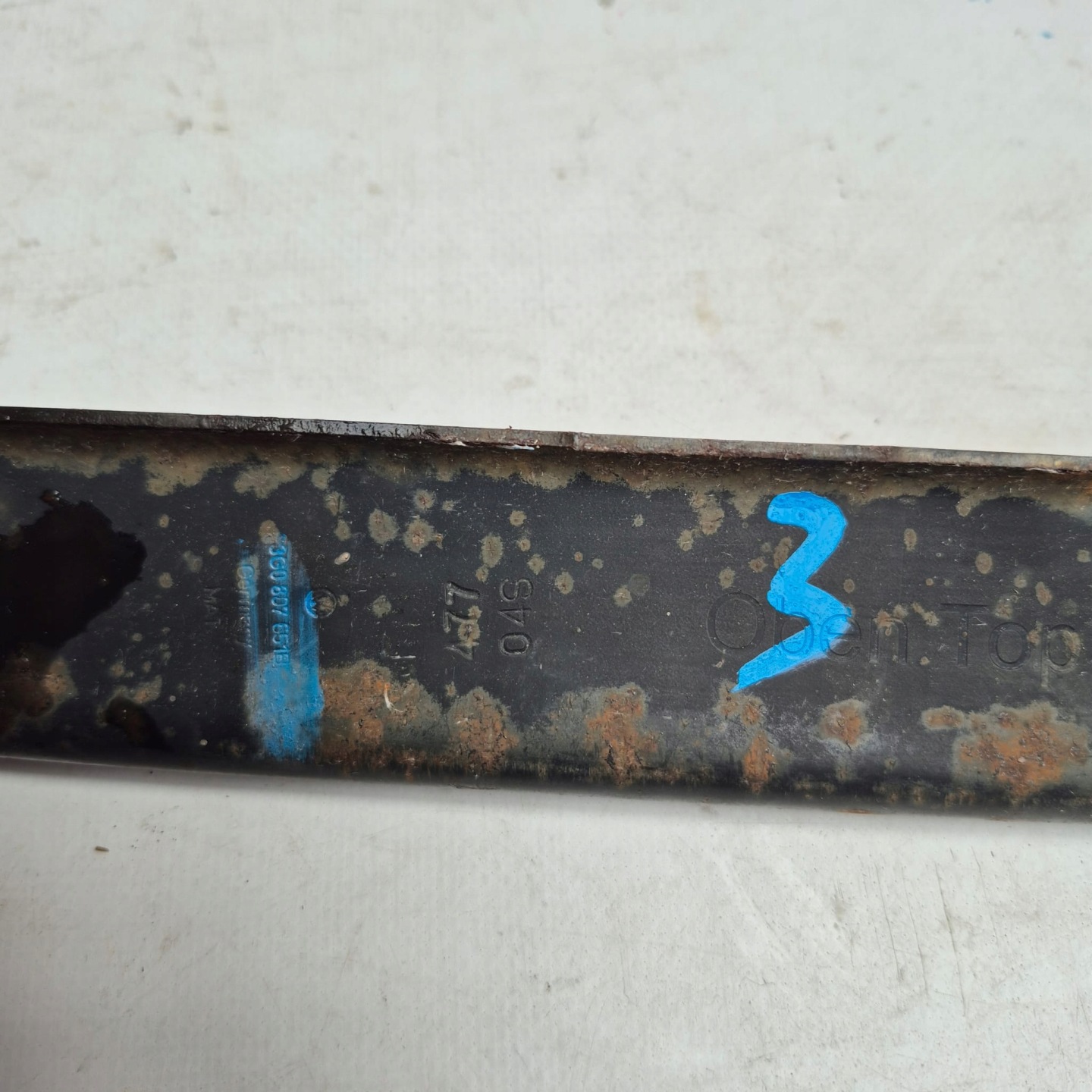 VW PASSAT B8 14-19 bumper support front front lower 3G0807651B