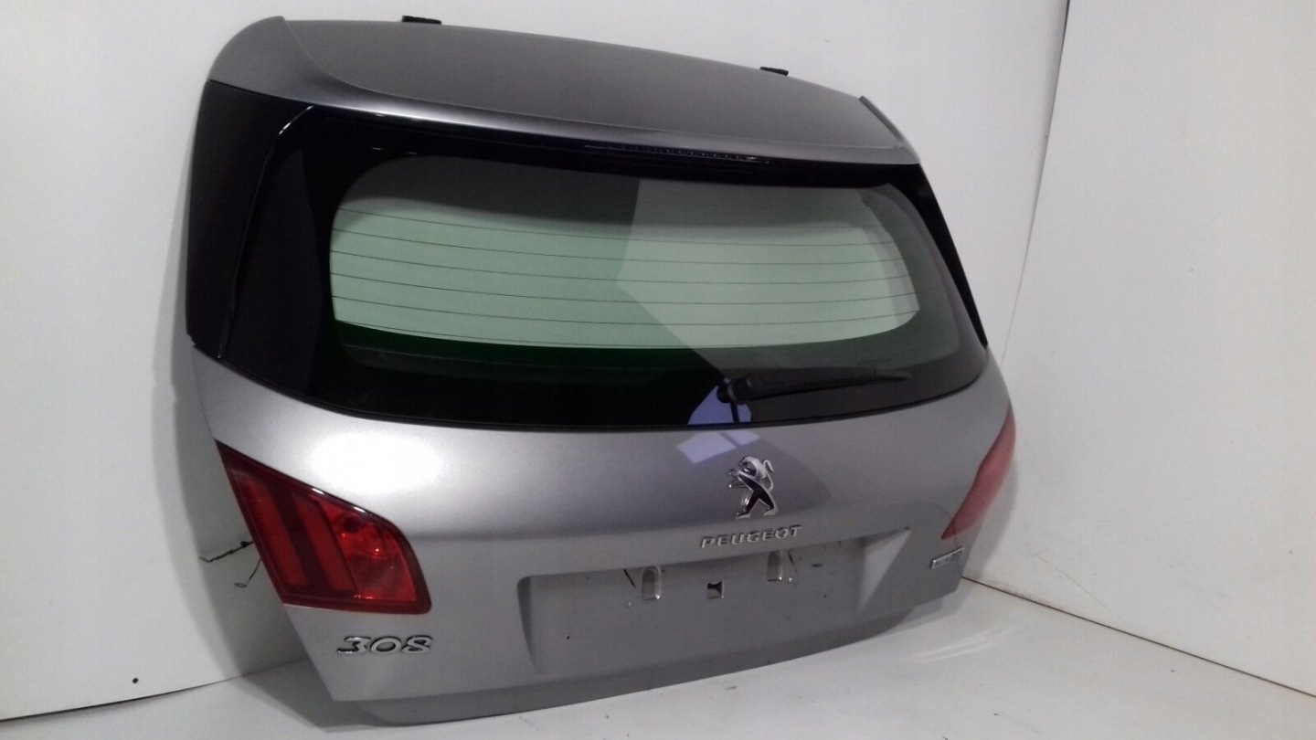 Peugeot 308 HB 2015r boot doors rear part srebrna (637)