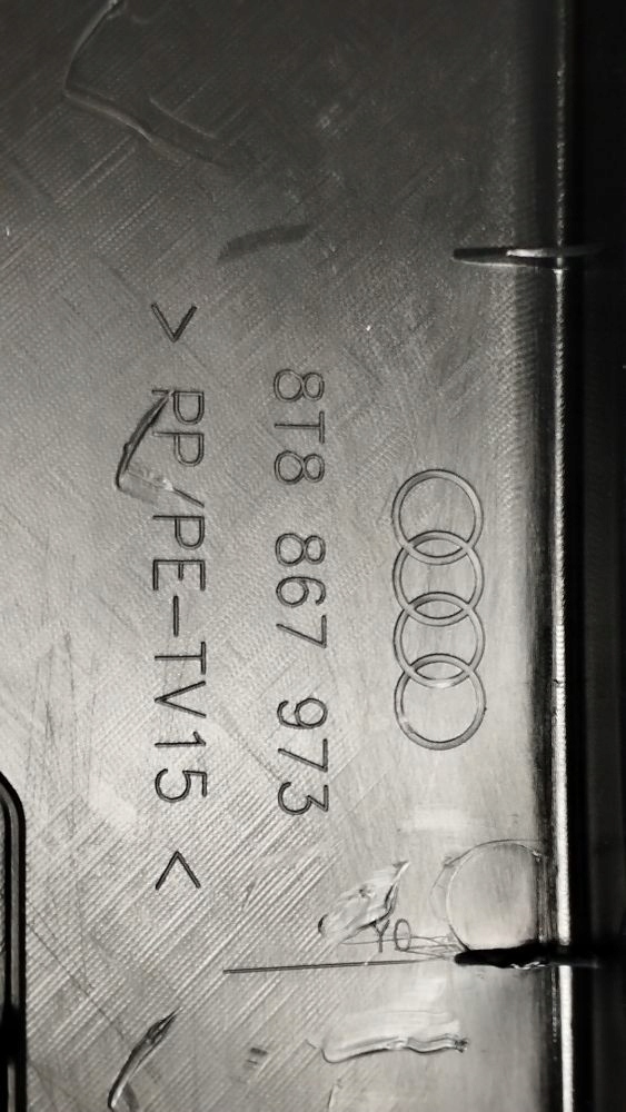 Audi A5 Sportback 8TA upholstery bonnet boot 8T8867973
