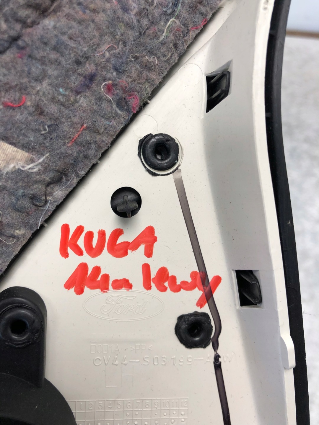cover SLUPKA left front FORD KUGA MK2
