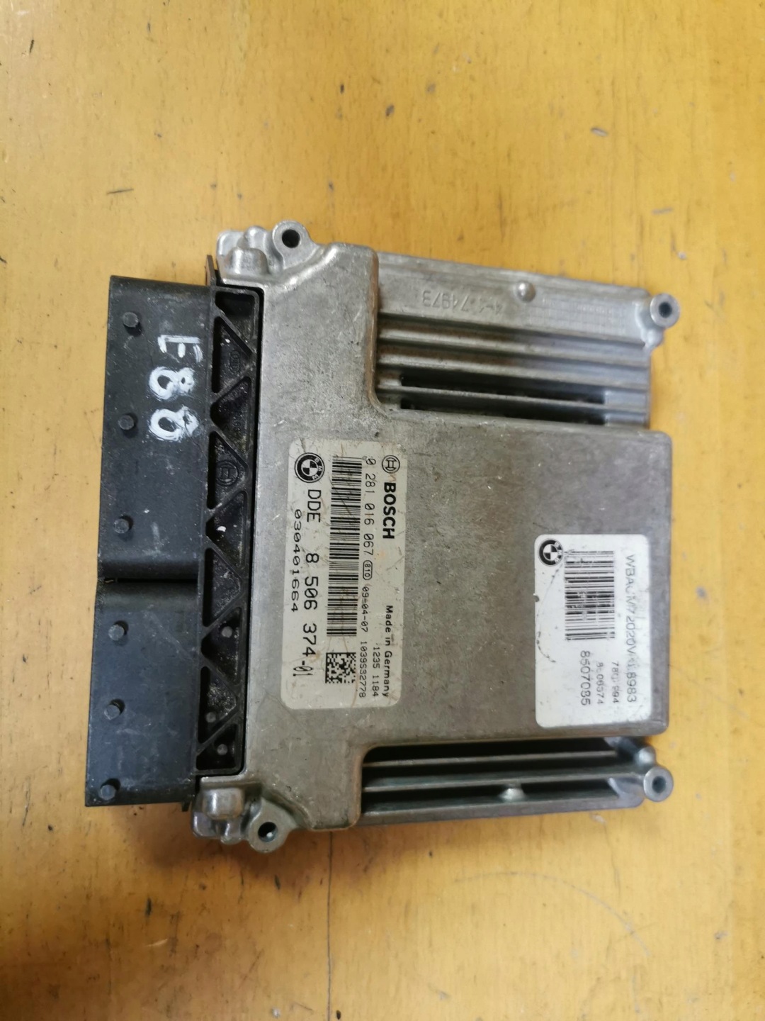 control unit computer of the engine BMW SERIA 1 E82 E88 2.0D 177KM 8506374