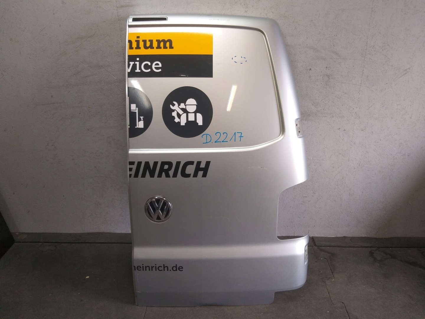 Tür heck rechts VW T5 7E
