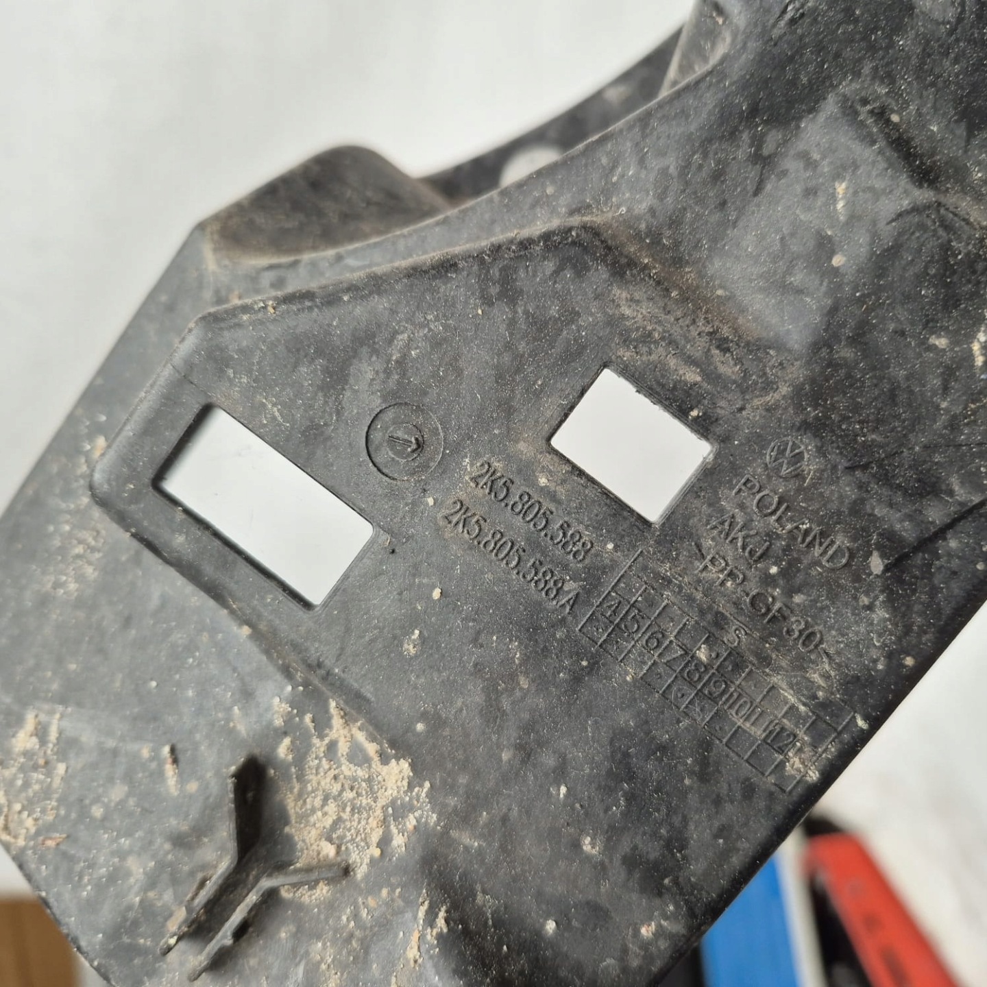 VW CADDY 2K5 15- support panel for radiators pillar 2K5805588