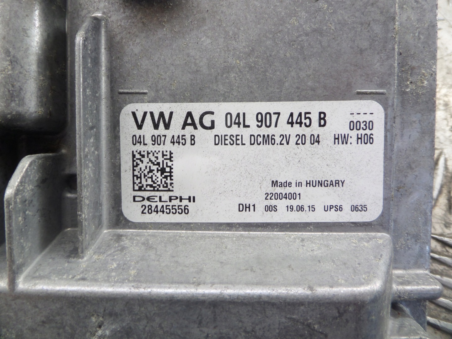 VW GOLF VII computer Motore 04L907445B