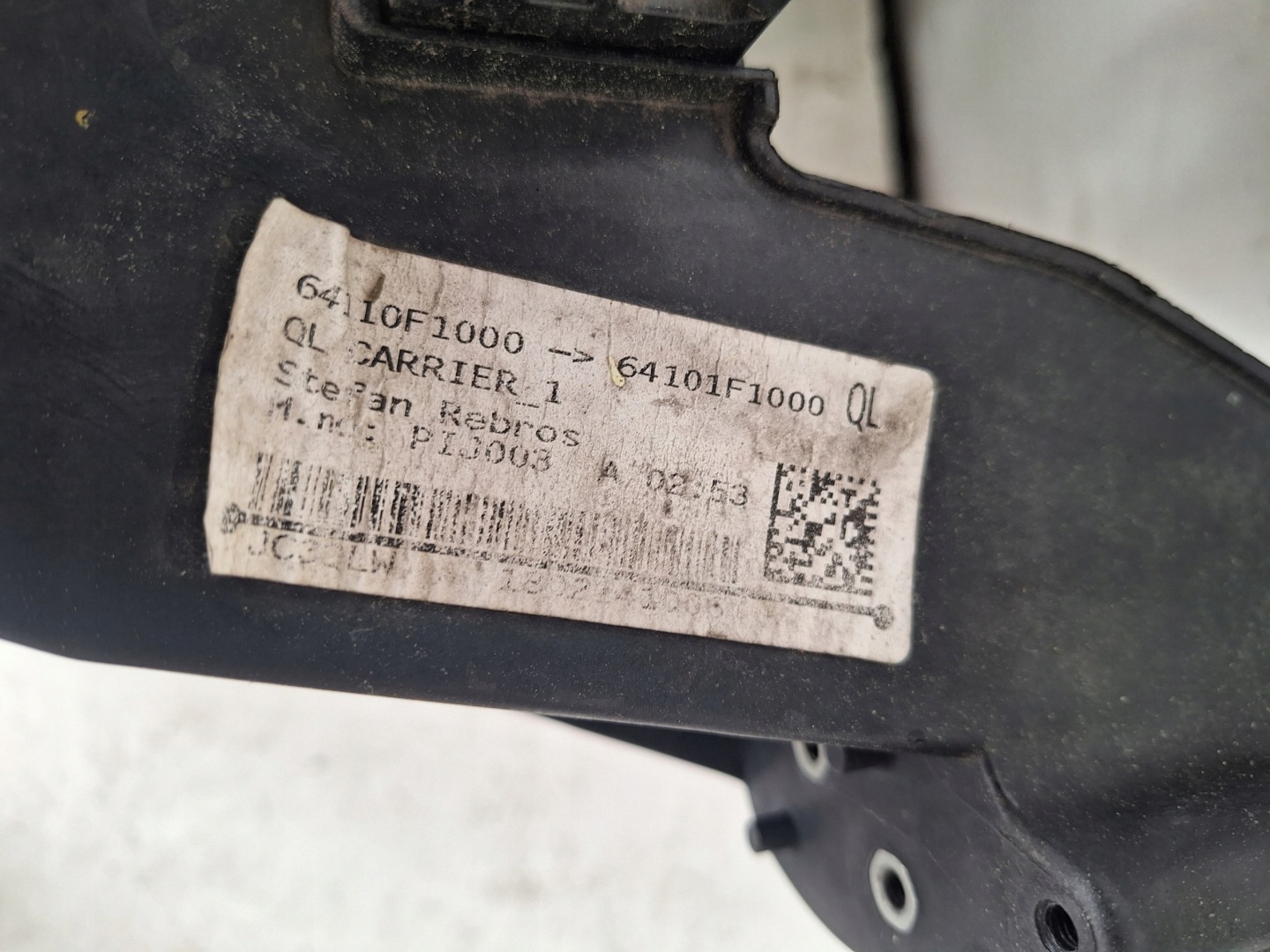 KIA SPORTAGE IV 15-18 support panel for radiators 1.6 CRDI MANUAL