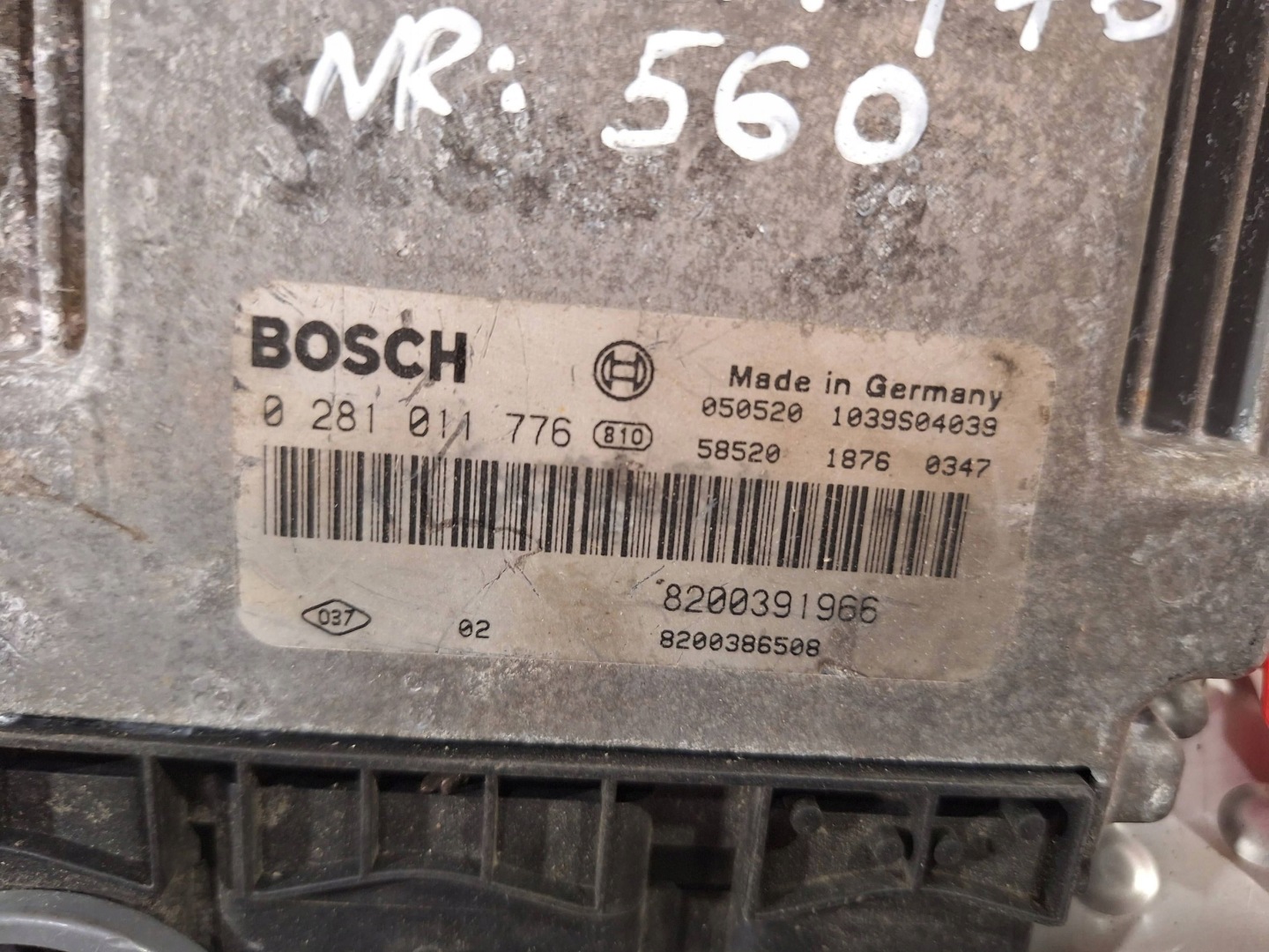 computer 0281011776 8200386508 8200391966 Renault Scenic II 1.9 DCI
