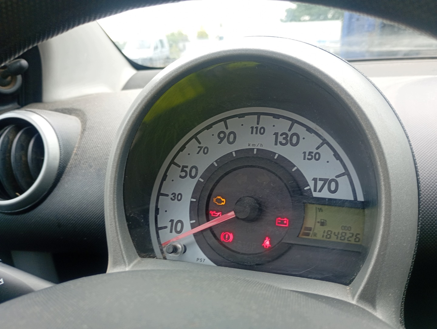 dials dials tachometer Citroen C1 05-14 1.4 HDI przebieg 184826 km