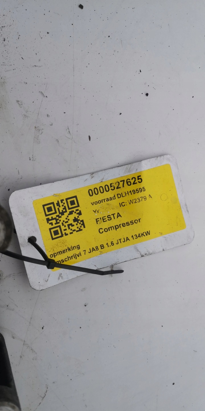 FORD FIESTA 1.6 B AV11-19D629-AC compressor; KLIMATY