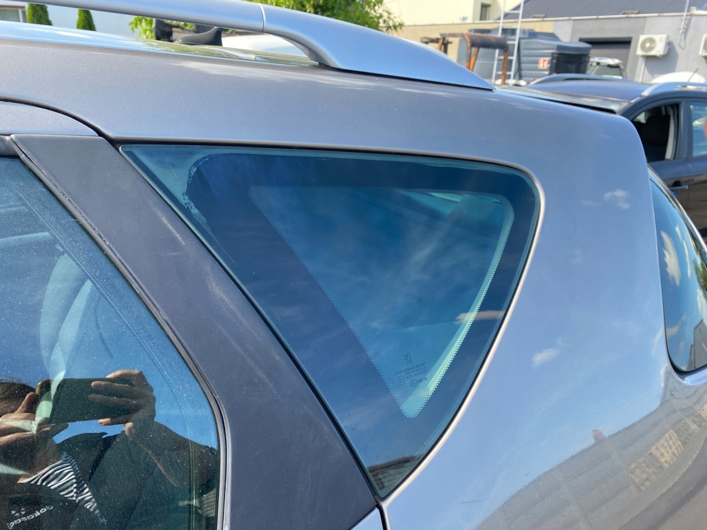 window side bodywork left przy drzwiach Peugeot 407 SW 04-10
