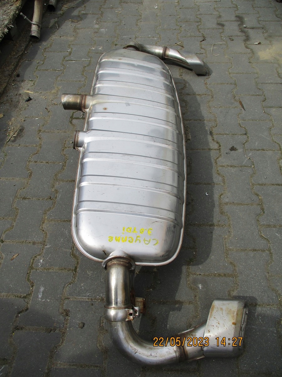 muffler, exhaust pipe PORSCHE CAYENNE 7L5253682G