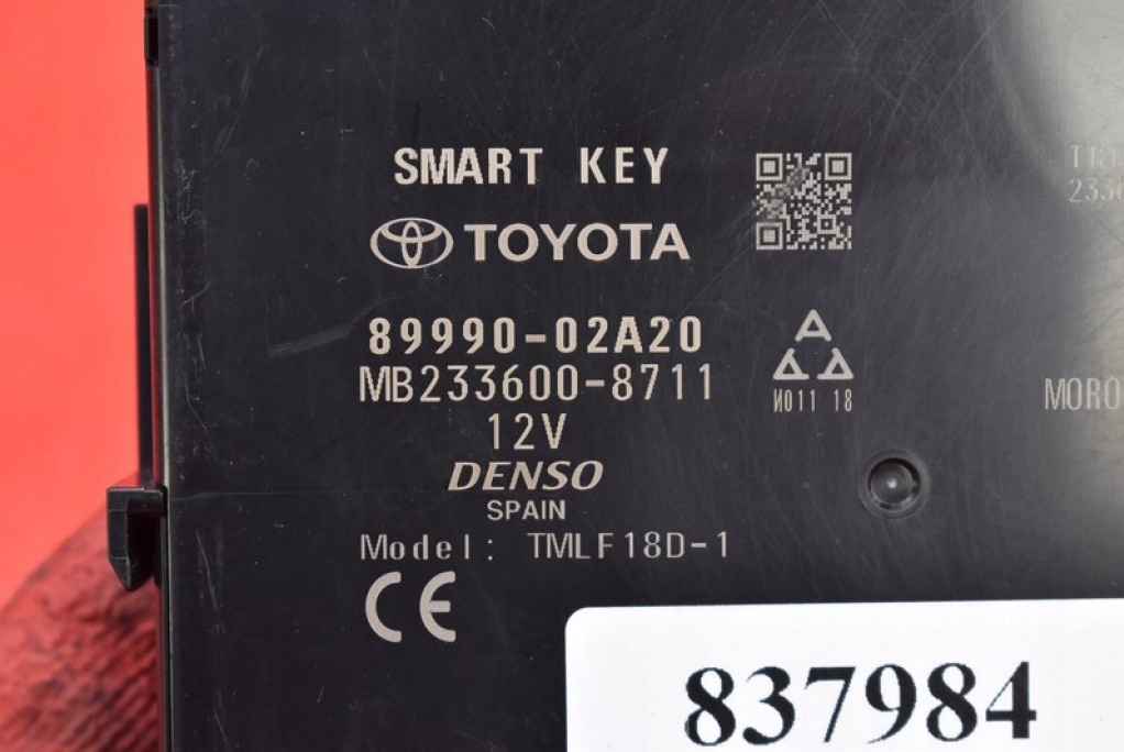 control unit module SMART KEY 89990-02A20 TOYOTA COROLLA E21 1.8 HYBRID 98 KM