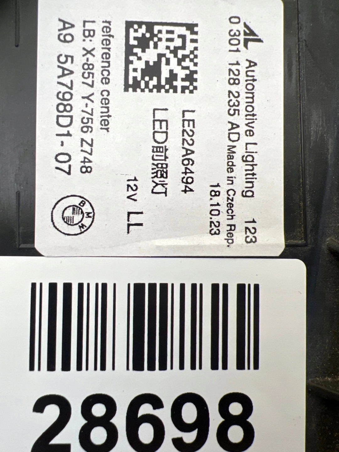 light left BMW 5 G60 G61 Full led 5A798D1-07