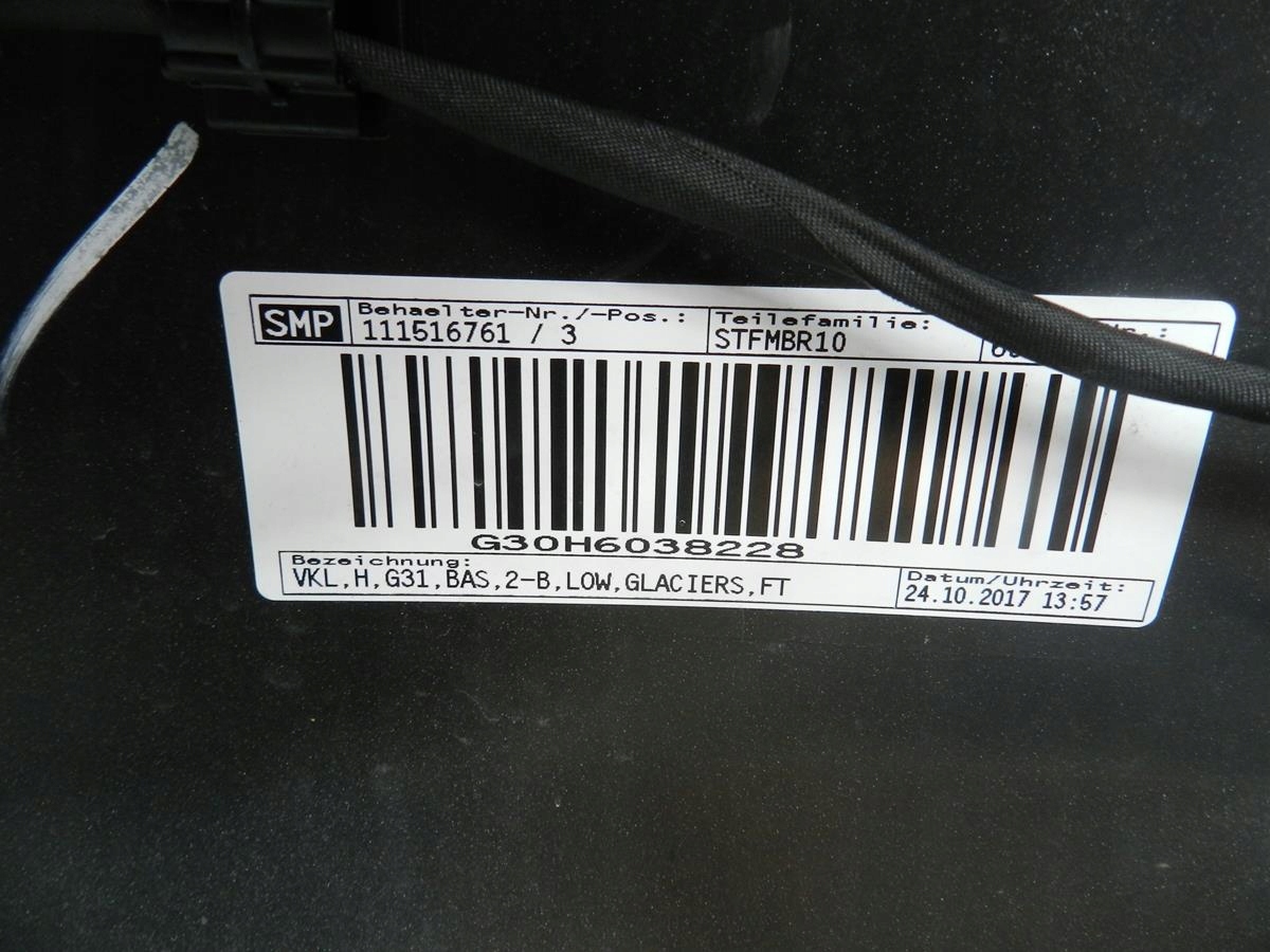 BMW 5 G31 bumper rear part A83 PDC