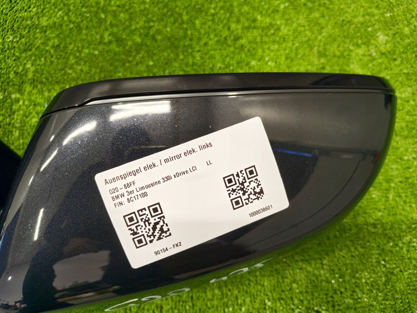 BMW 3 G20 G21 mirror right left 475 6PIN SHADOWLINE