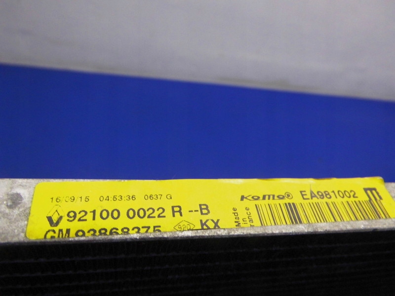 Radiateur climatisation 1.6DCI TRAFIC III VIVARO B