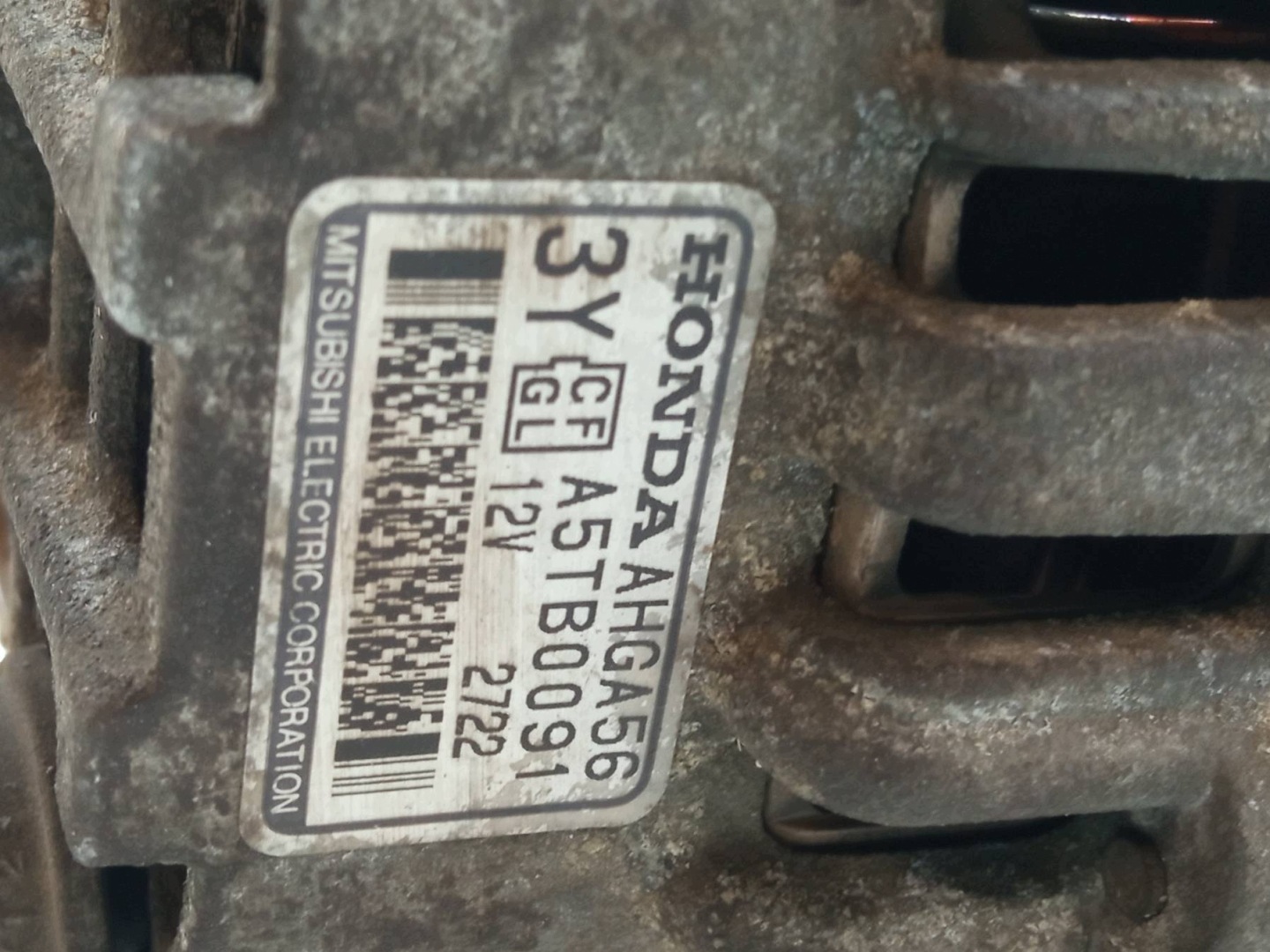 alternator A5TB091 1.3 1.4 Honda Jazz II (2002-2008)
