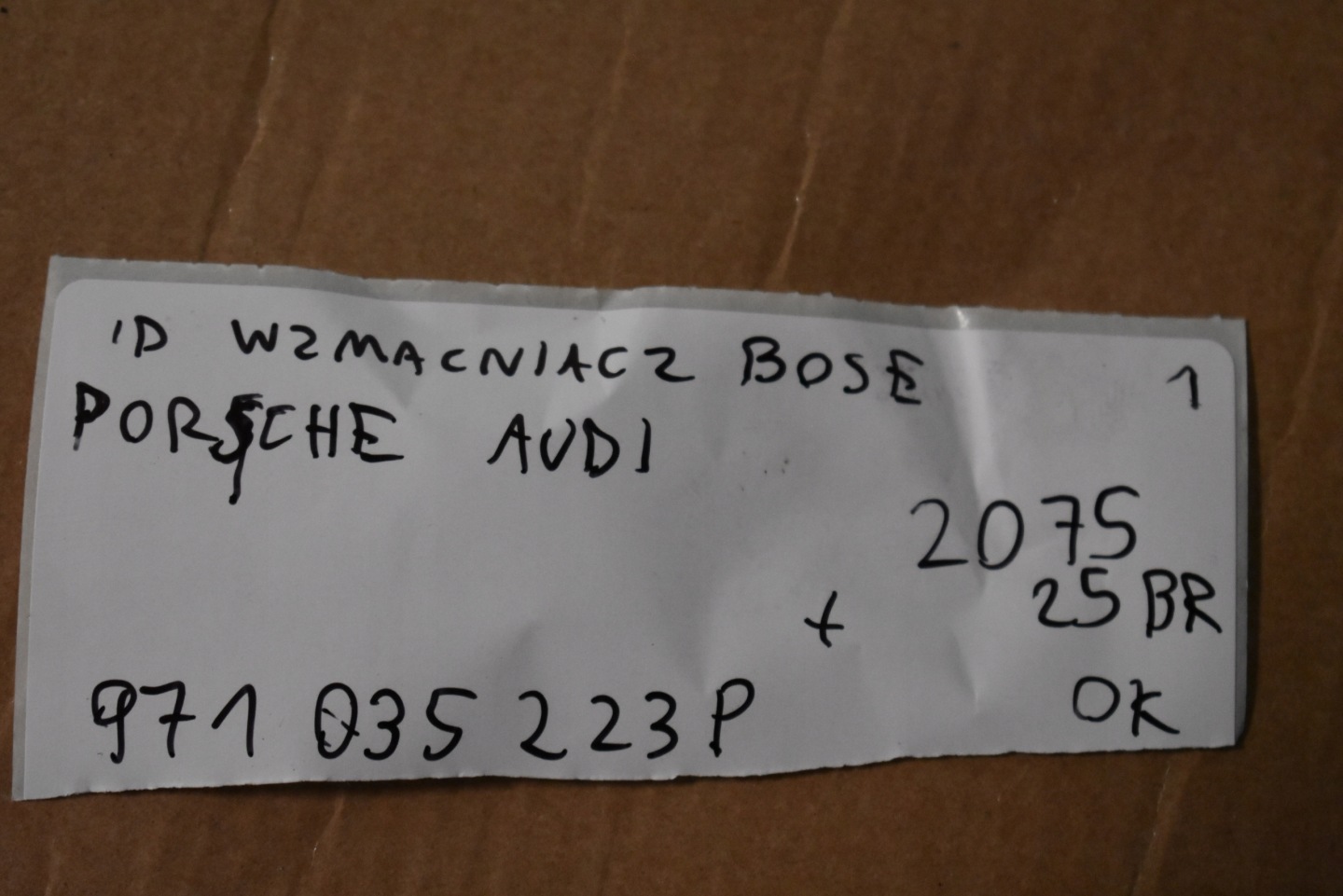 IDEALNY amplifier BOSE PORSCHE AUDI 1