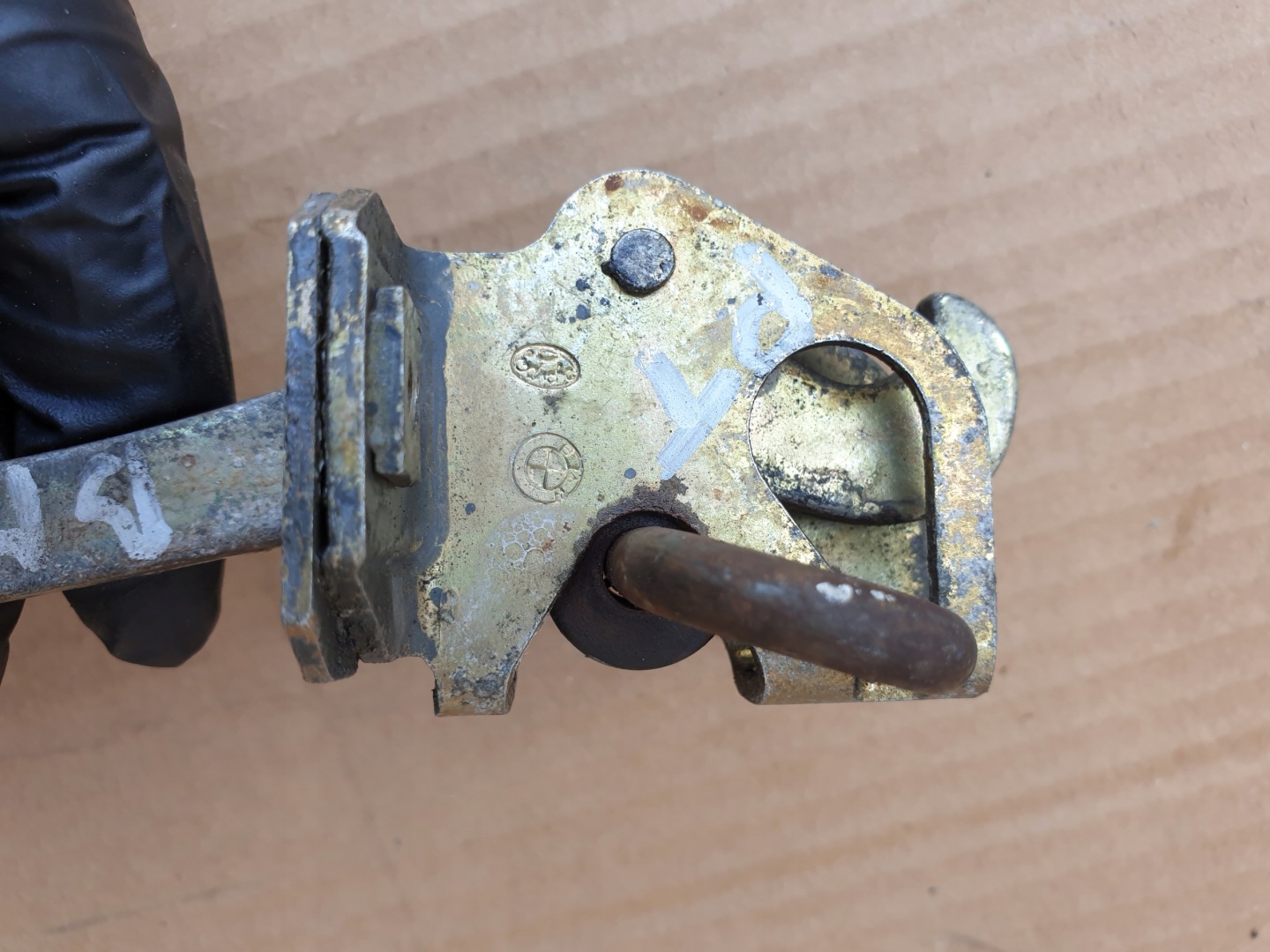 limiter door right rear part BMW 7 E32 5 E34