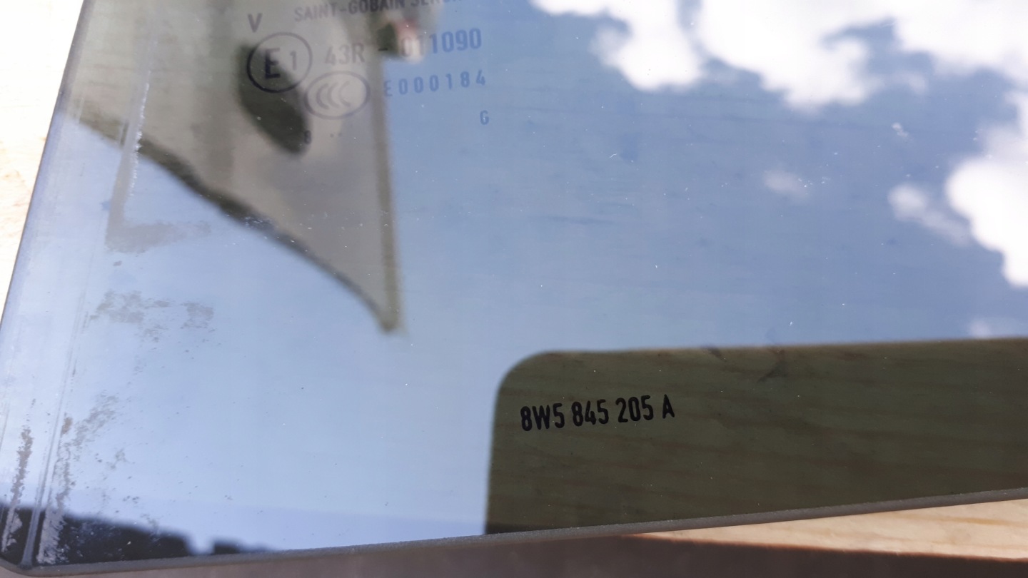 A4 B9 8W S4 window door left rear part sedan AS3 18R