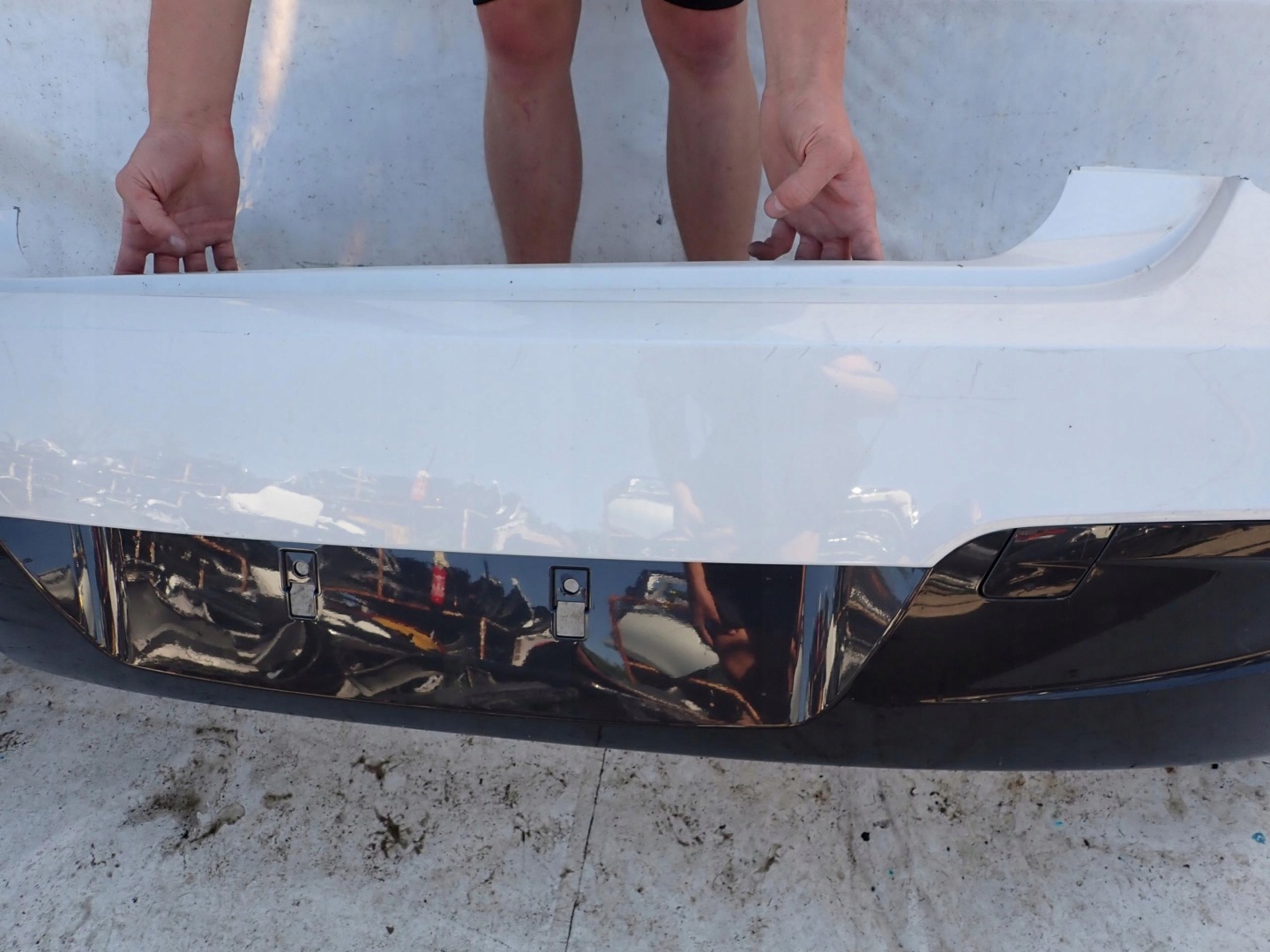 BMW 1 F20 m-packet 11-15 bumper rear part rear