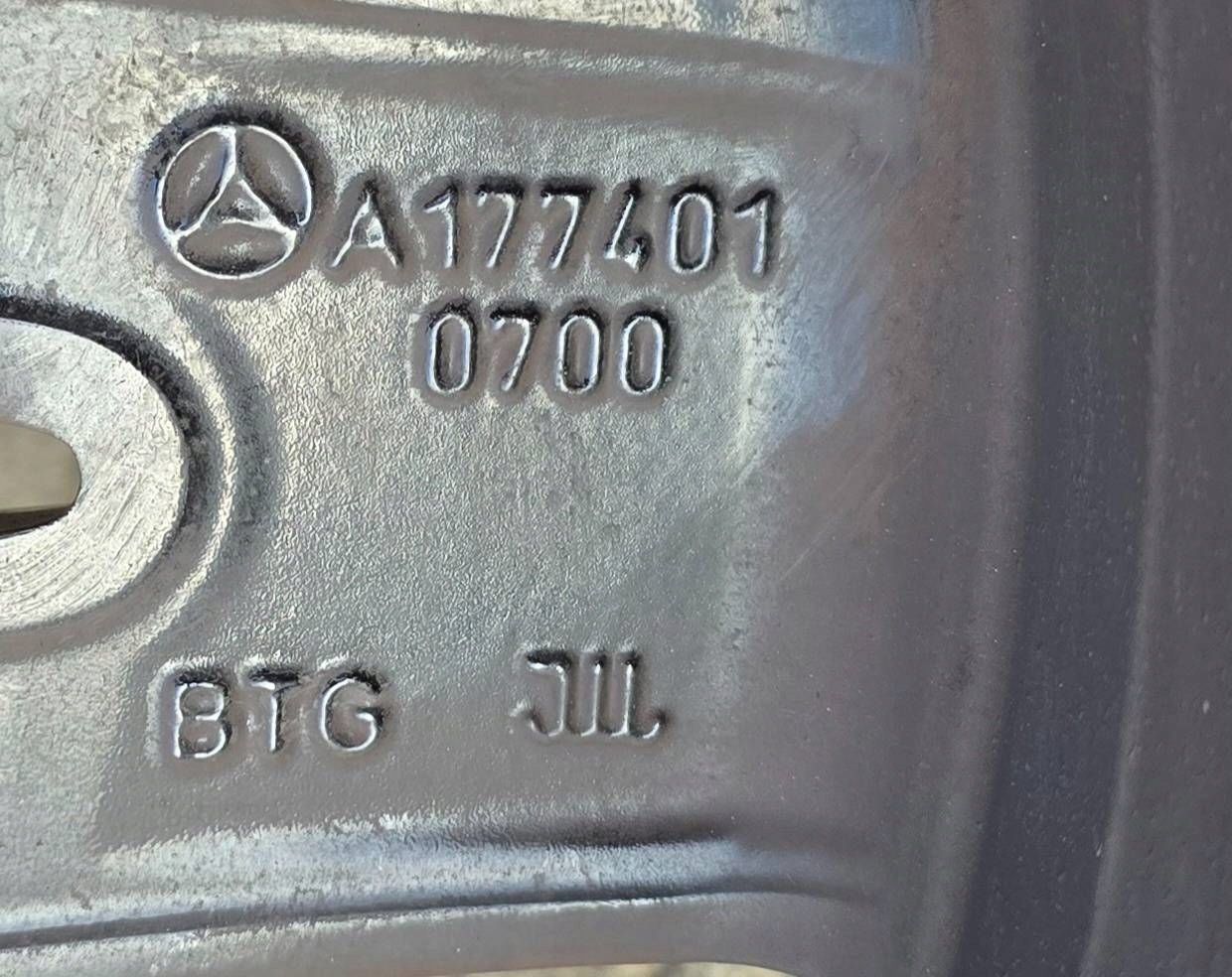 Mercedes A-kl a177 disk 18 cali 5x112 7.5J et49