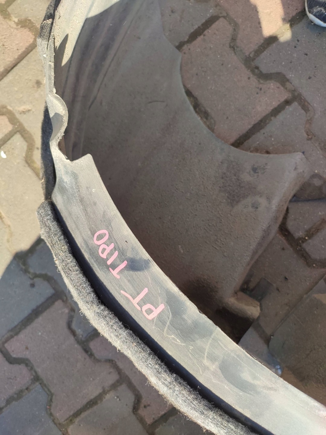 Fiat Tipo 2018 rear part side right mudguard rear.