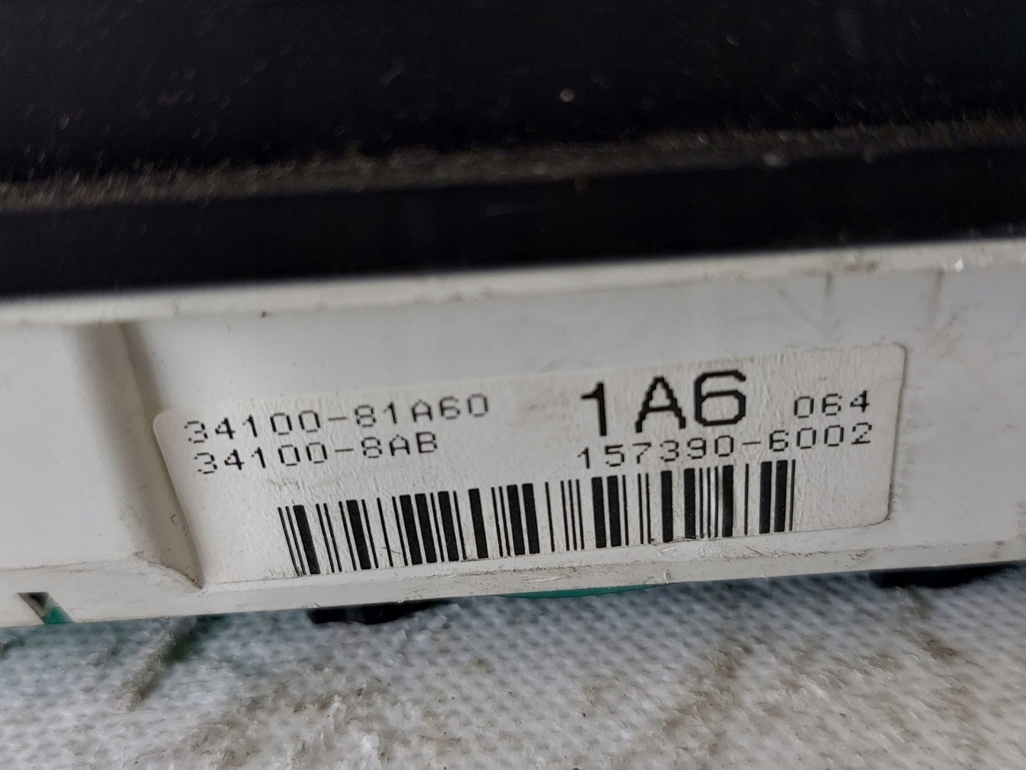 dials clock SUZUKI JIMNY 1.6 B 3410081A60