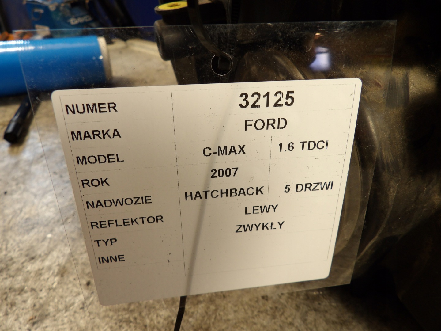 Ford C-Max light front left 7M51-13W030-AA