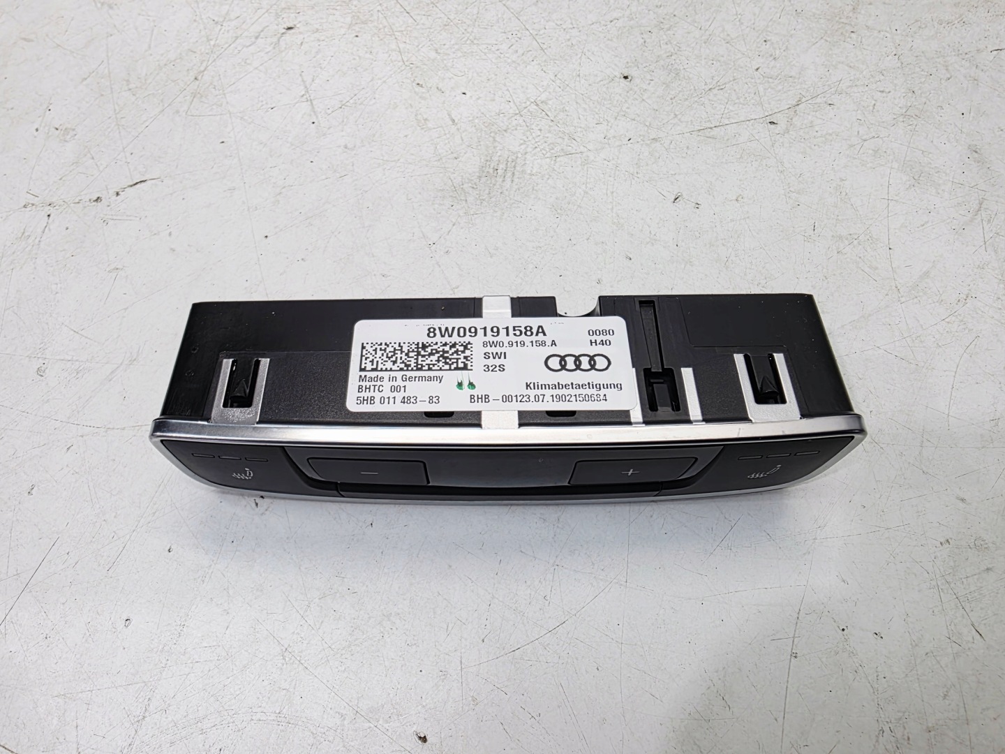 PANEL KLIMATRONIK heizung heck AUDI A4 B9 A5 8W 8W0919158A