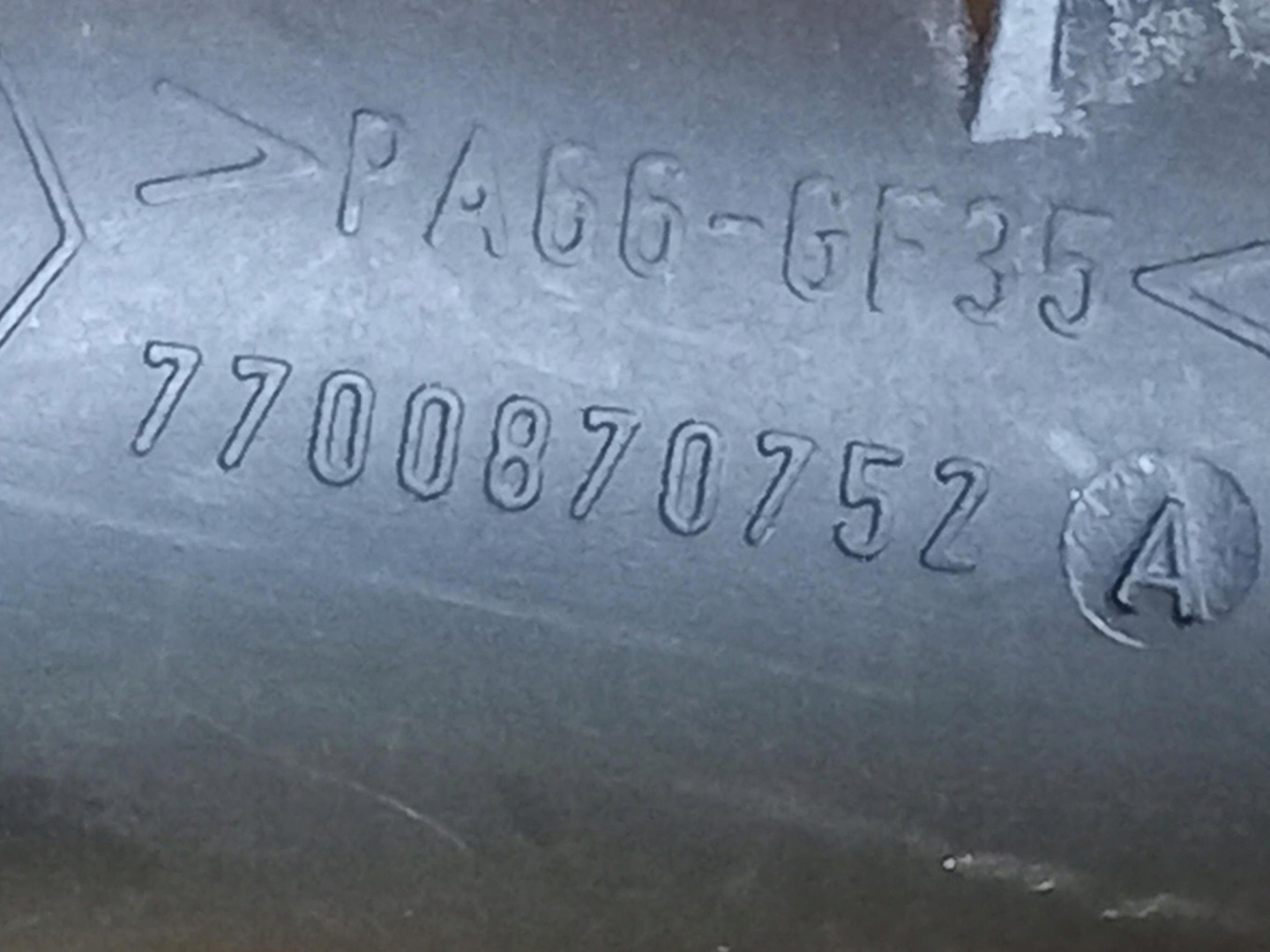 pipe wiring air RENAULT MEGANE and 1.9 DTI 7700870752A