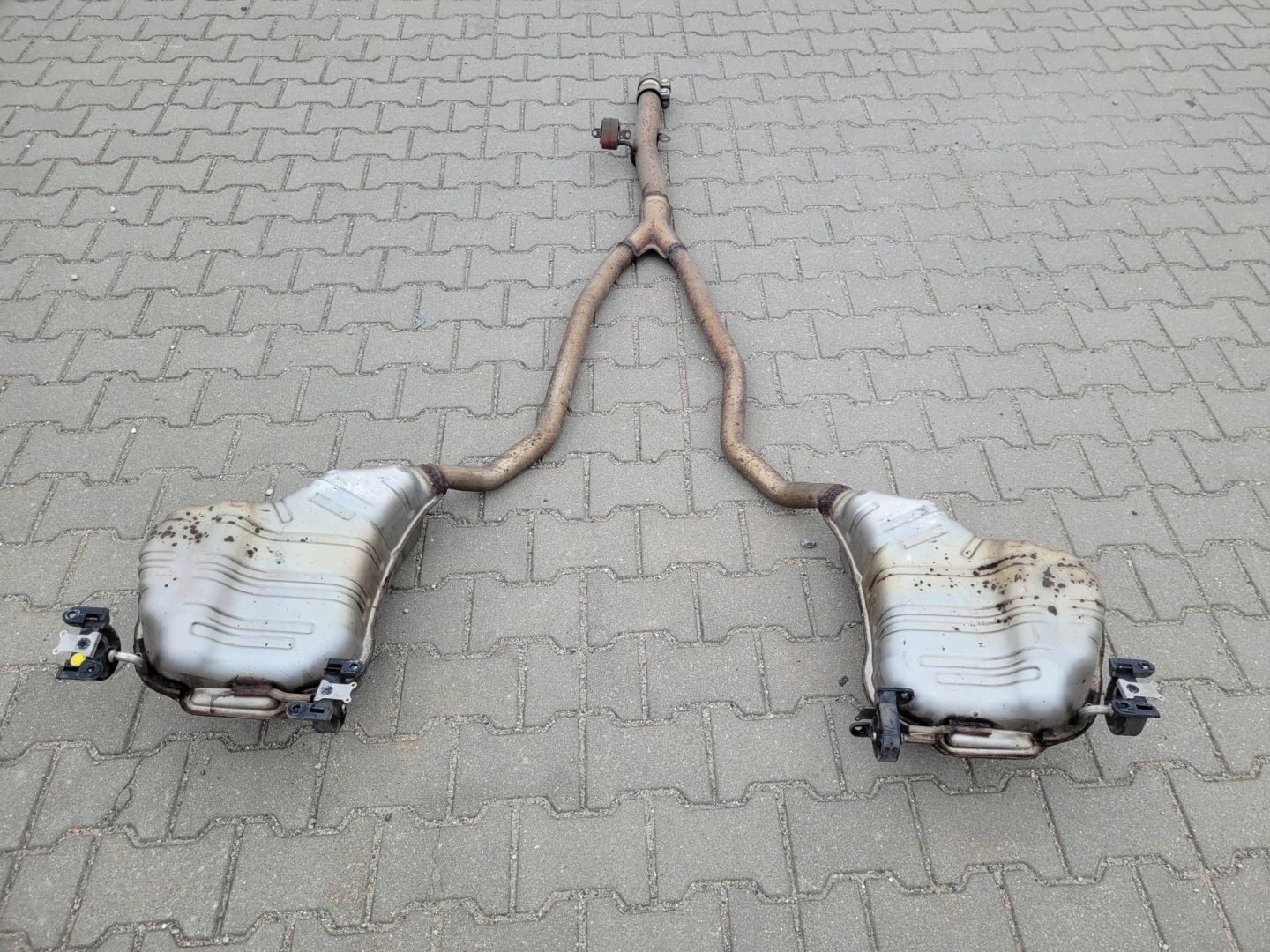 exhaust silencer KOMPLET 3D0253611AG VW PHAETON LIFT 3.0 TDI