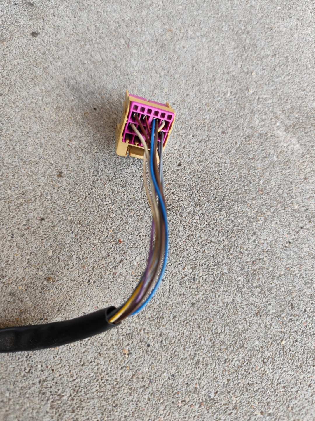 VW T5 mirror right of the passenger/ pasazer 9 PIN silver