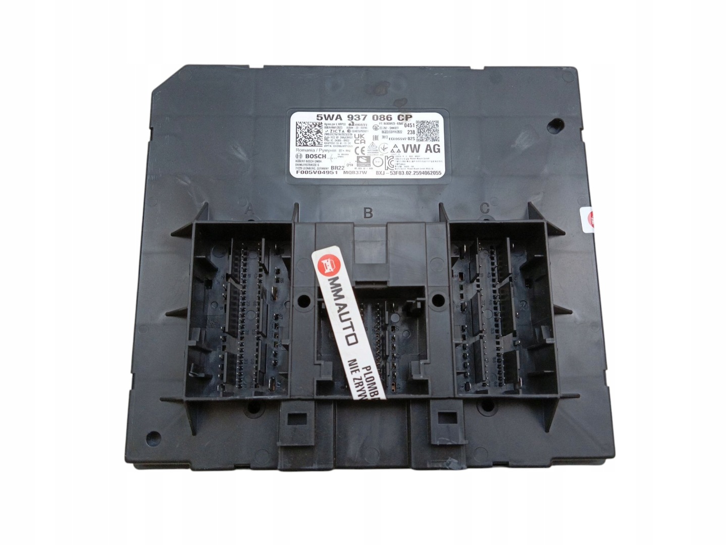 control unit comfort control unit SEAT LEON IV 5WA937086CP