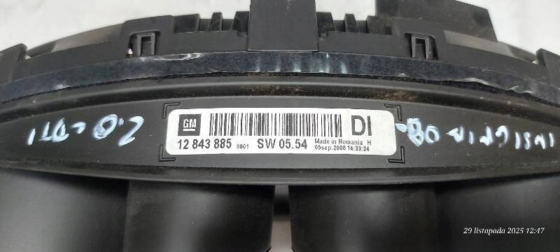 dials OPEL INSIGNIA 08- 2.0CDTI 12843885