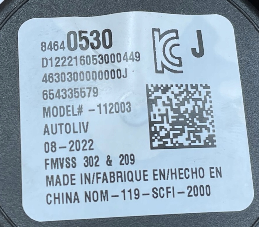 O7 CADILLAC CT5 2019- Gurten Sicherheits mitte mitte 84640530