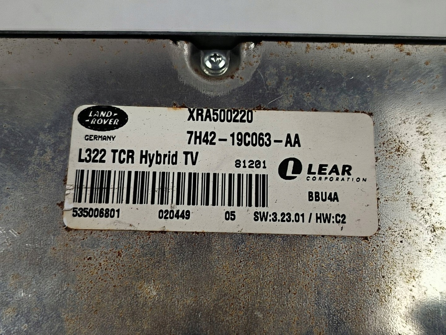 modulo 7H42-19C063-AA LAND ROVER RANGE ROVER SPORT