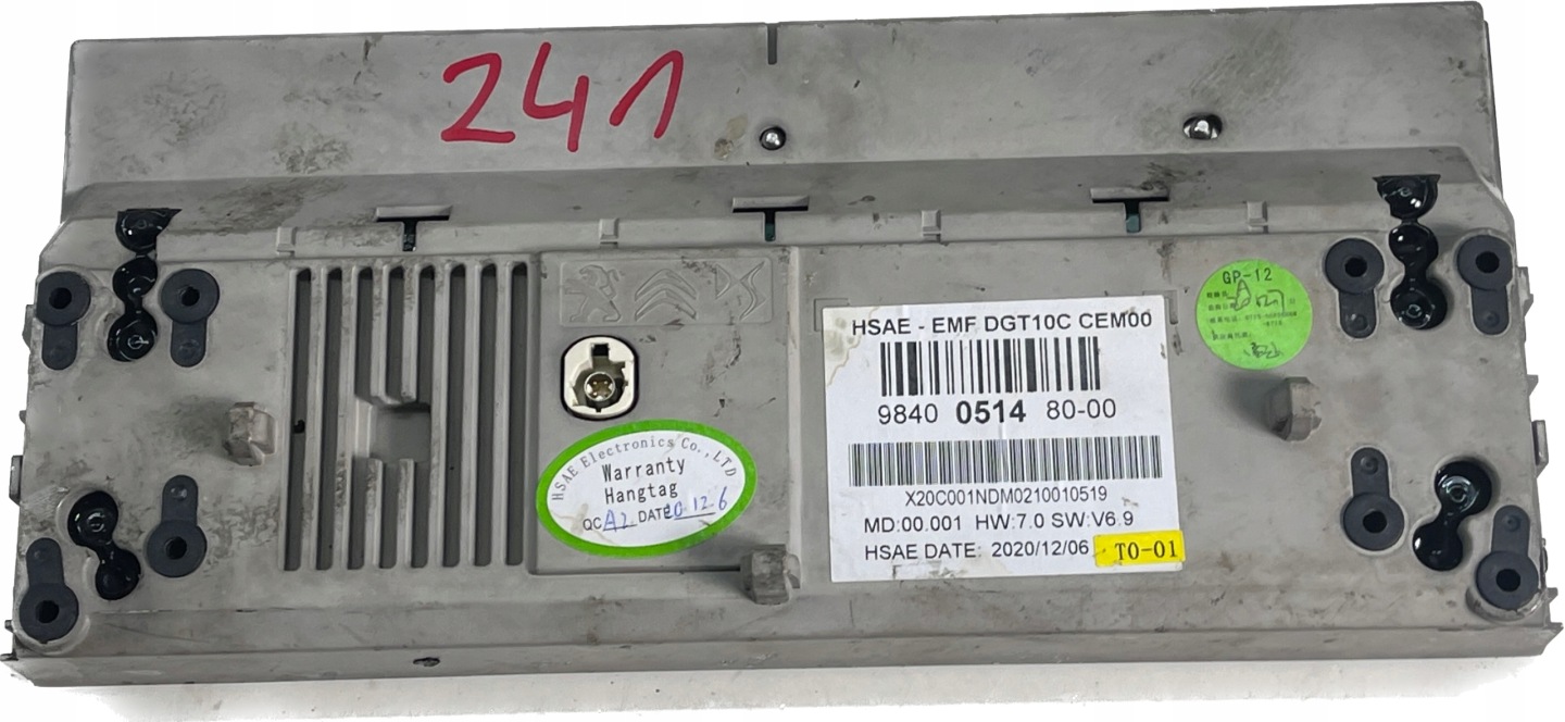 CORSA PEUGEOT 3008 II Display 9840051480