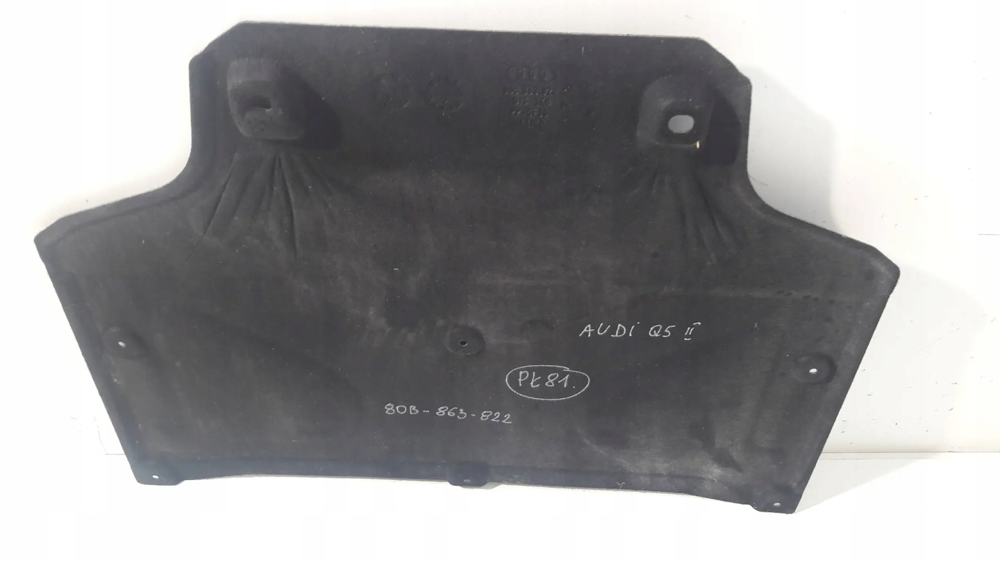Audi Q5 II motor cover lower 80B-863-822 (PL81)