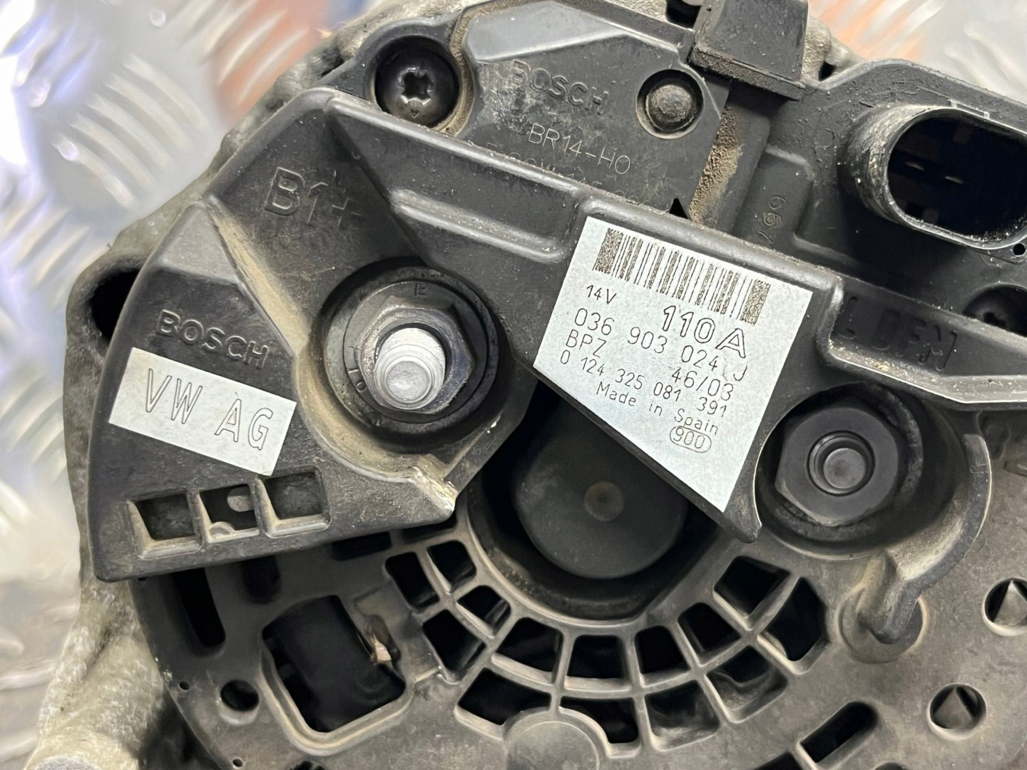 ALTERNATOR VOLKSWAGEN GOLF 5 036903024J 110A