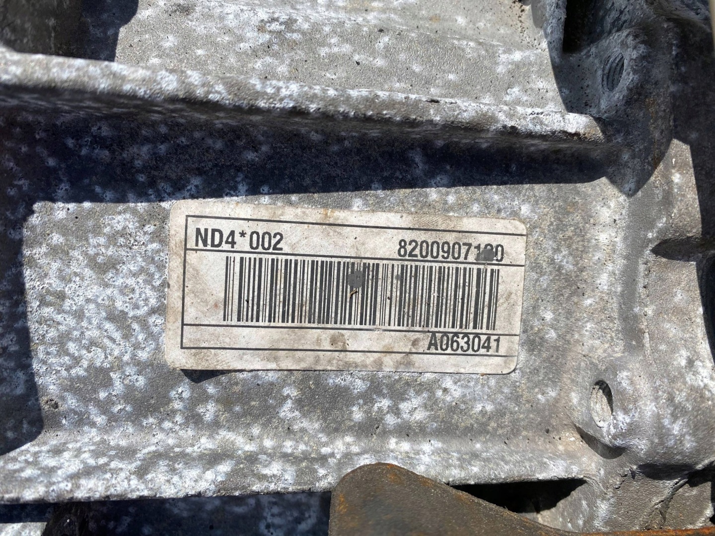 RENAULT SCENIC III 1.9 DCI complete gearbox, ND4002 ND4-002