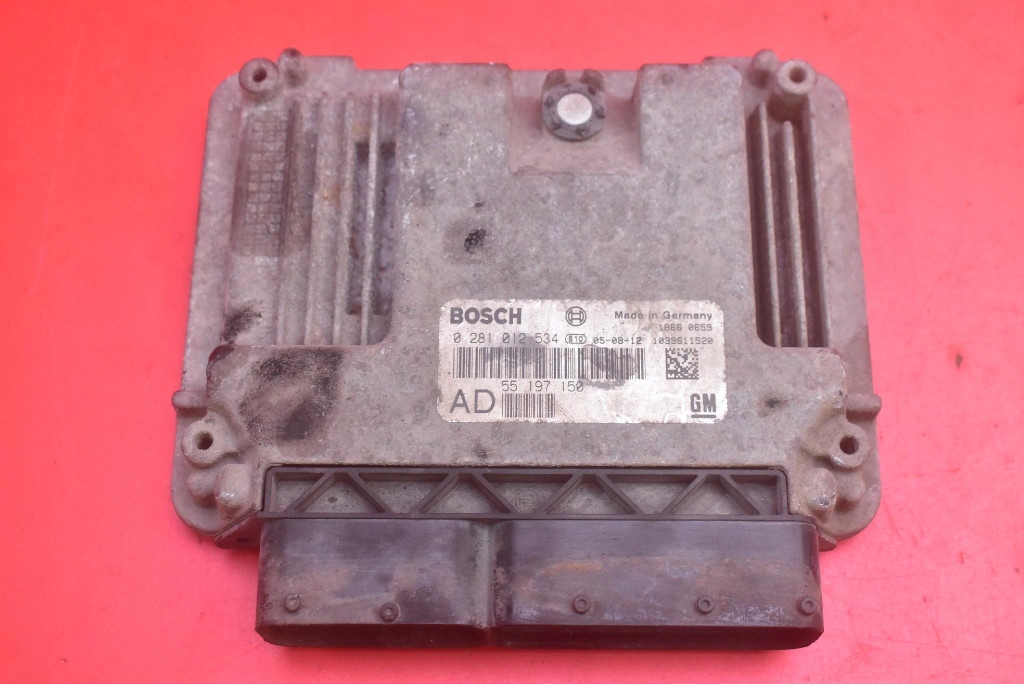 control unit computer of the engine 55197150 0281012534 OPEL ASTRA 3 III H 1.9 CDTI