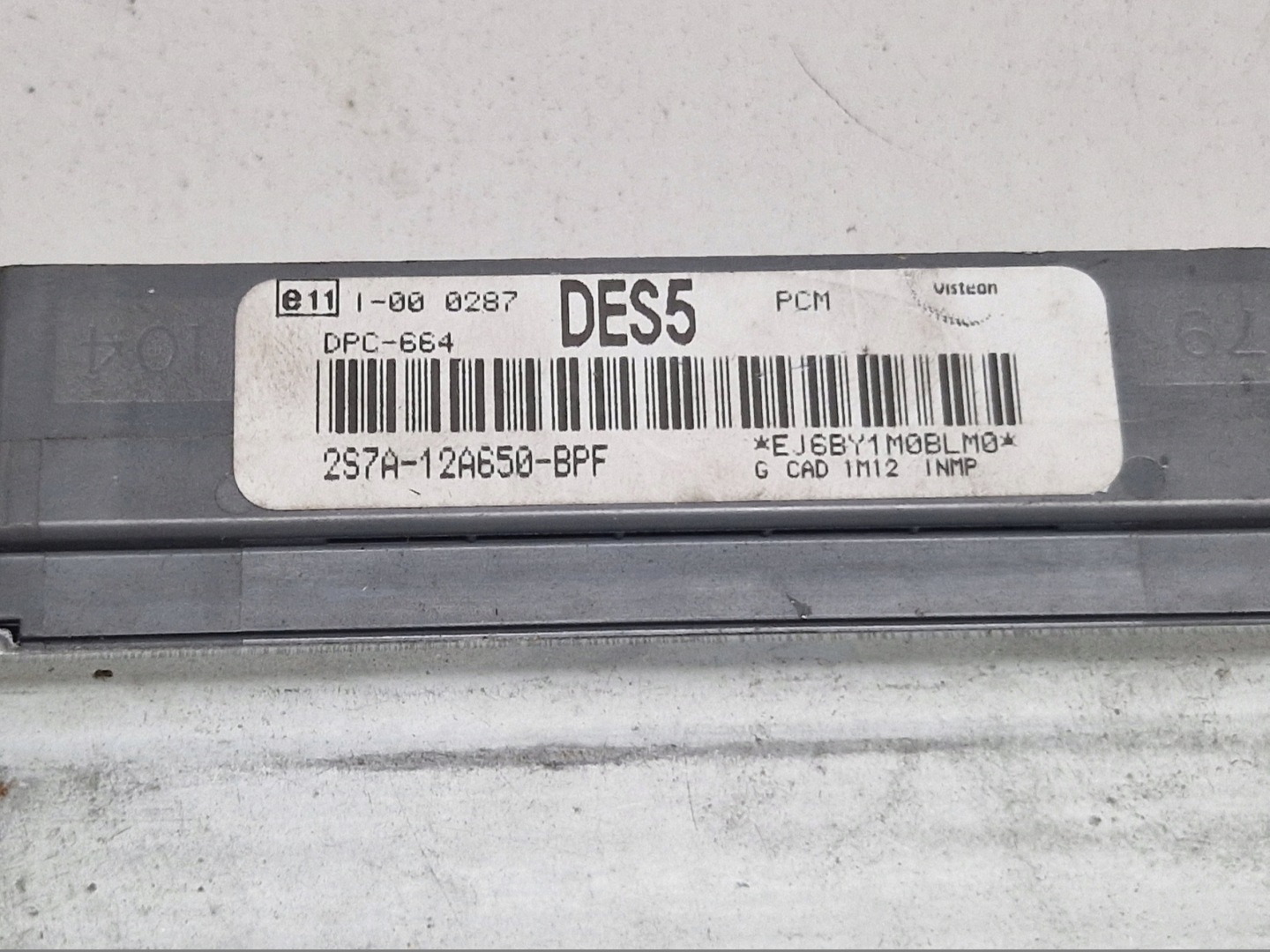 FORD MONDEO MK3 2.0 TDCI computer control unit of the engine 2S7A-12A650-BPF