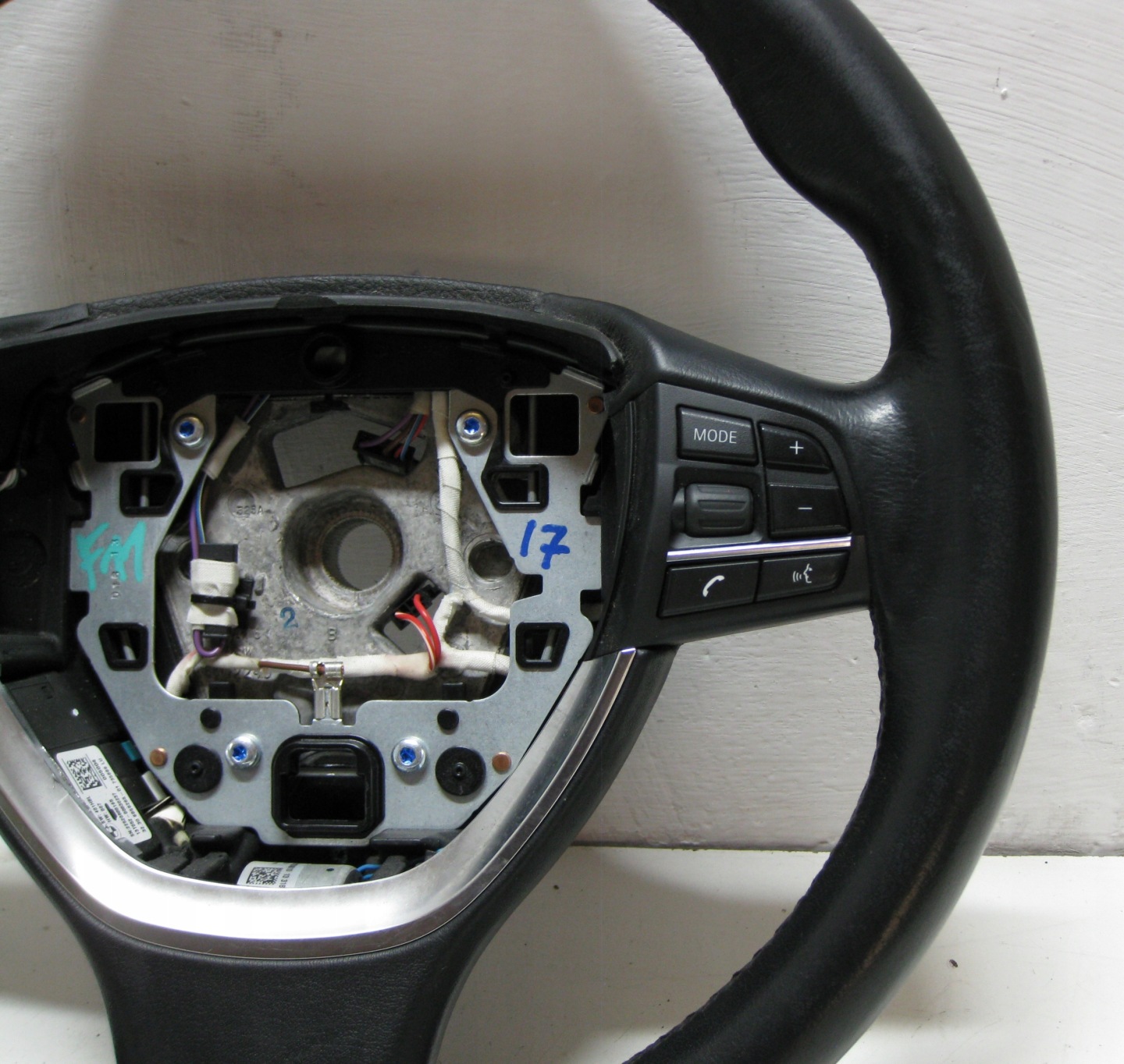 BMW F11 2.5 D 14R lenkrad Leder MULTIFUNKCJA